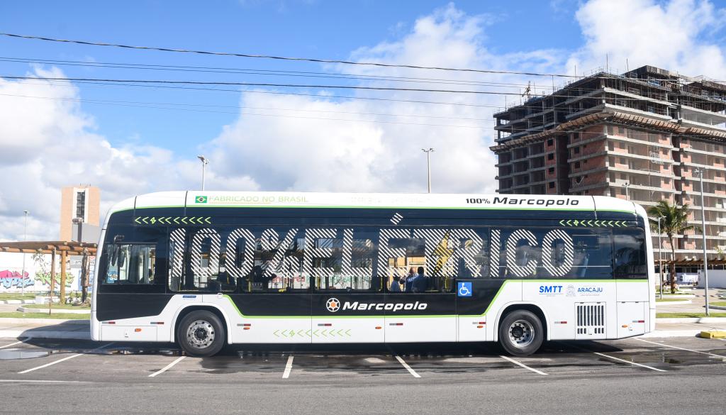 Prefeitura de Aracaju inicia rodada de testes com novo ônibus elétrico no transporte público - SMTT Aracaju